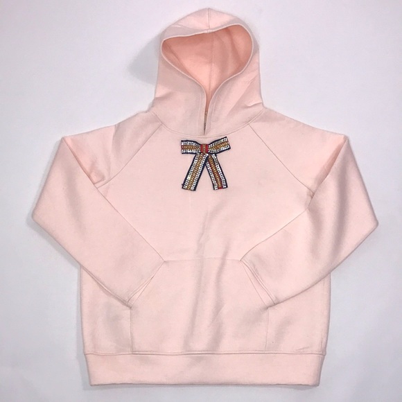 Maje Tanina Rhinestone-Embellished Hoodie size 1 - Picture 4 of 13